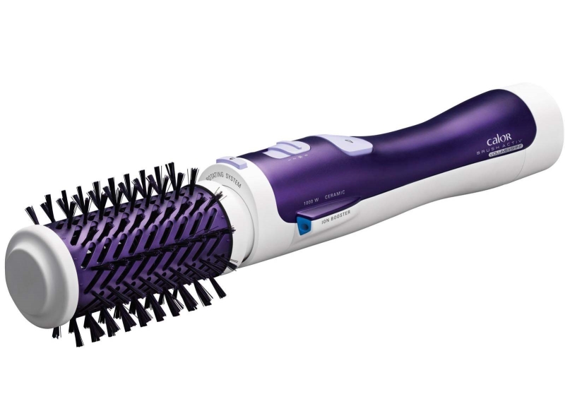 ROWENTA Spazzola rotante Rowenta con rivestimento in ceramica 1000 W viola e bianco